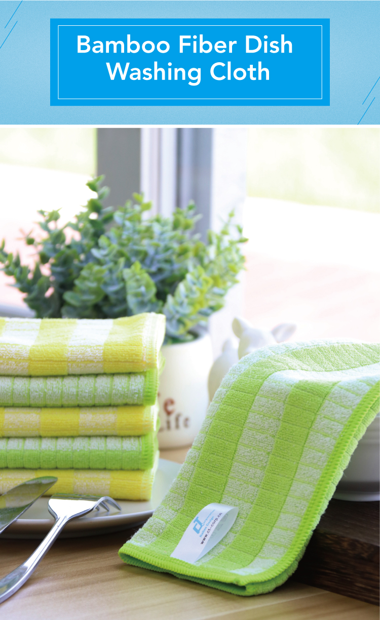 Dr.Dirt Bamboo Fiber Dish Washing Cloth - Cleanic Cleaning Equipment